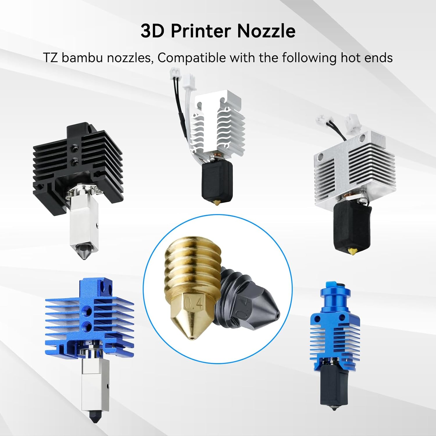 สูงเหล็กชุบแข็งหัวฉีดทองเหลือง - 3D Printing Bambu Lab บทวิจารณ์และราคา