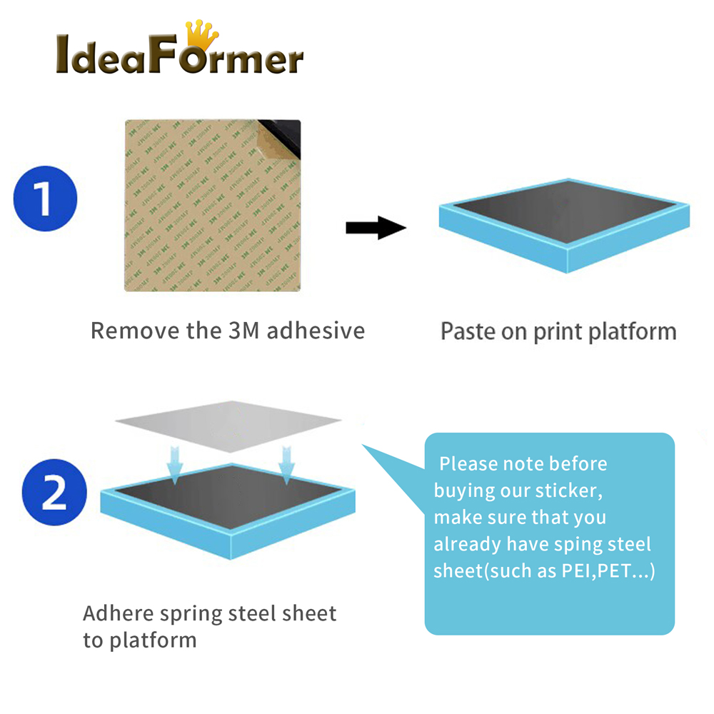 Alas magnetik กับเทปติด3M 350/ - 3D Printing Guide บทวิจารณ์และราคา