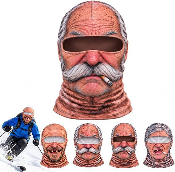 หน้ากากสกีสำหรับผู้สูงอายุ ลาย - 3D Printing Mask บทวิจารณ์และราคา